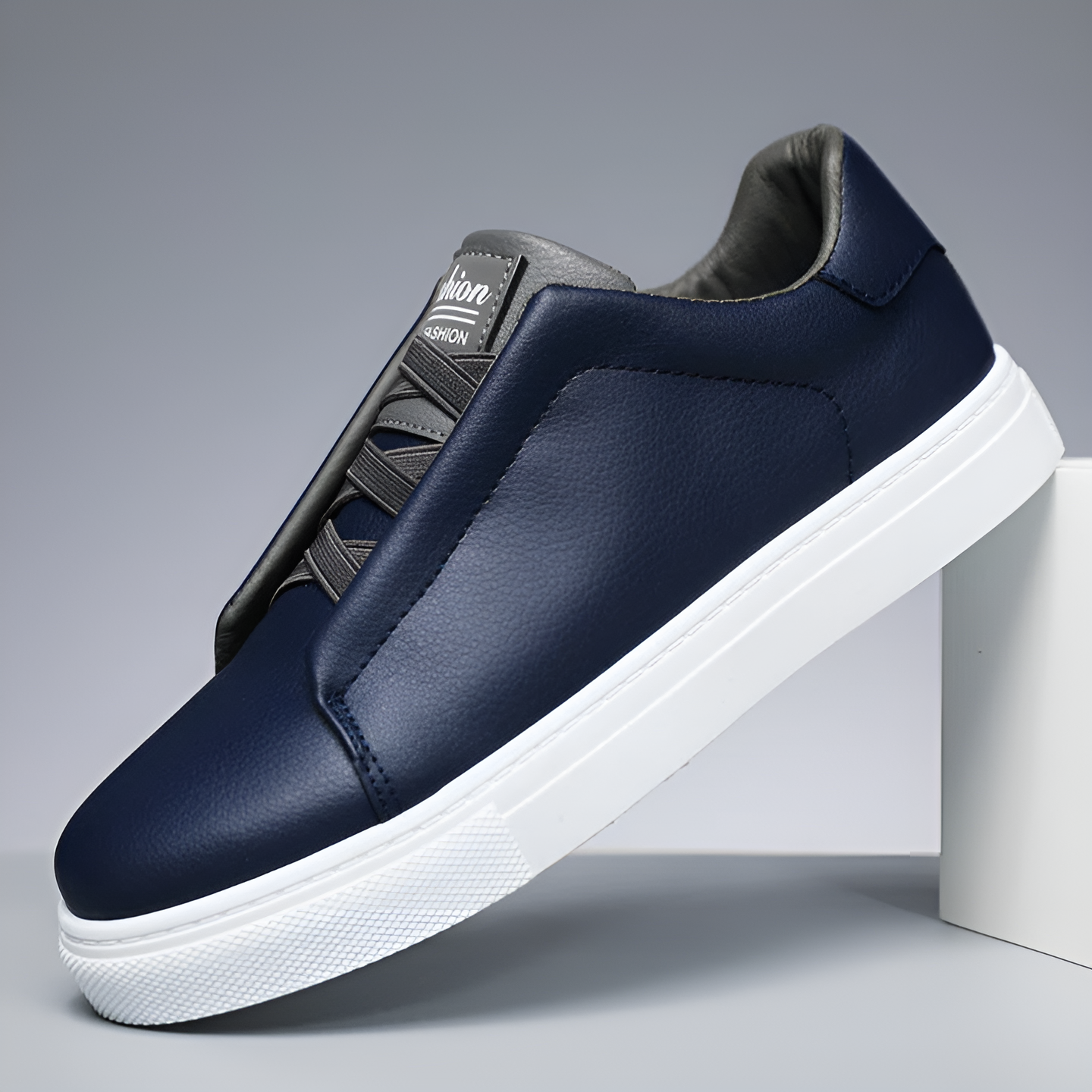 Parker Men's Leather Slip On Sneakers 2
