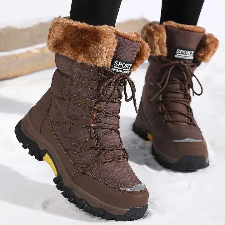 Abigail Women's Fleece Lace Up Ankle Boots 3
