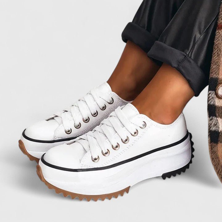 Women's Platform Sneakers - White