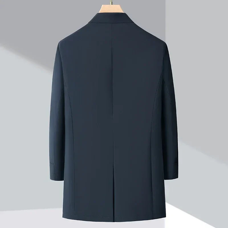 Alec Men's Quilted Trench Coat 2