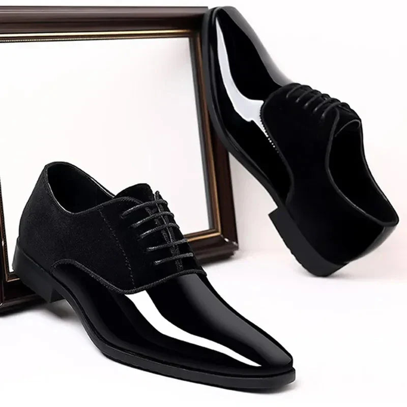 Alexander Men's Patent Leather Oxford Shoes 4