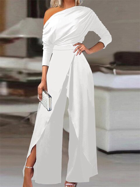 Alice Women's One Shoulder Wrap Midi Dress 1