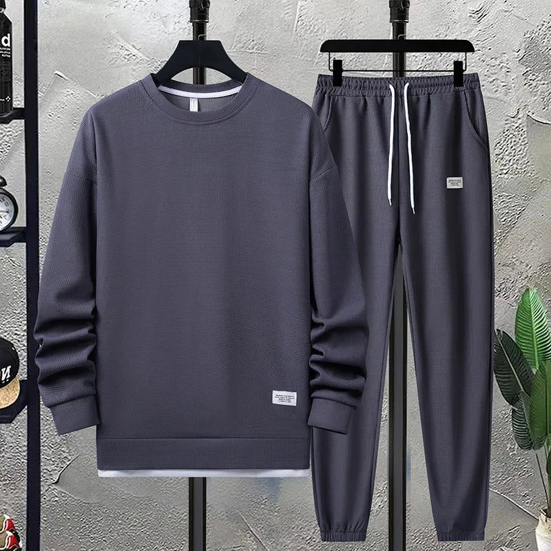 Andrew Men's Cotton Sweatshirt & Jogger Set 1