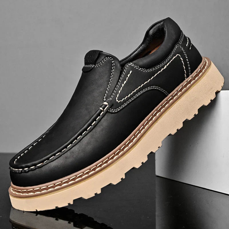 Archie Men's Leather Slip On Loafers 4