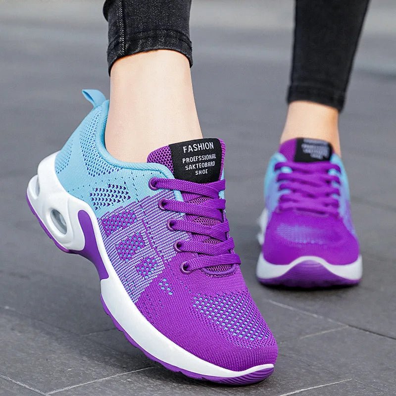 Women's Color-Block Knit Sneakers