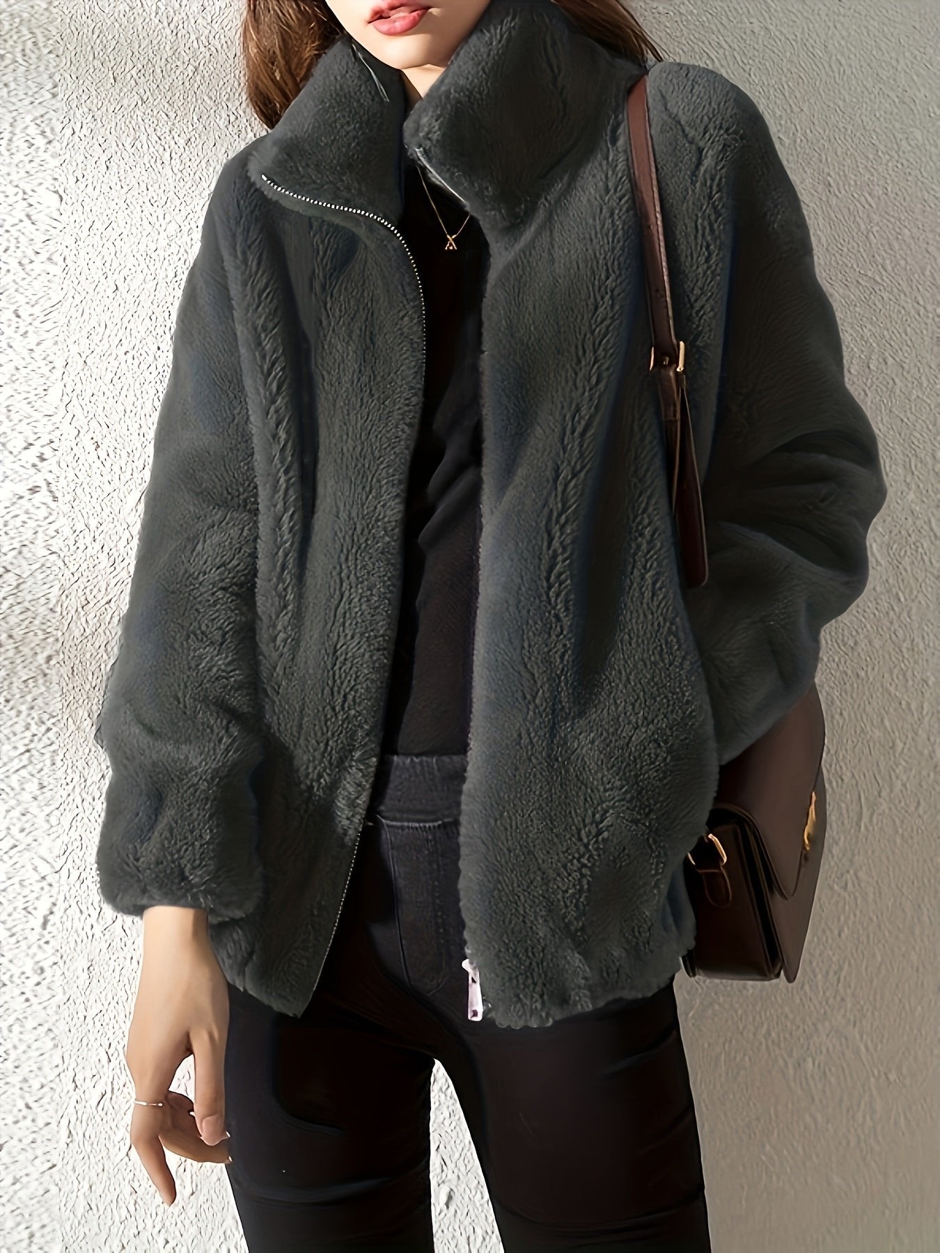 Women's Oversized Faux Fur Jacket