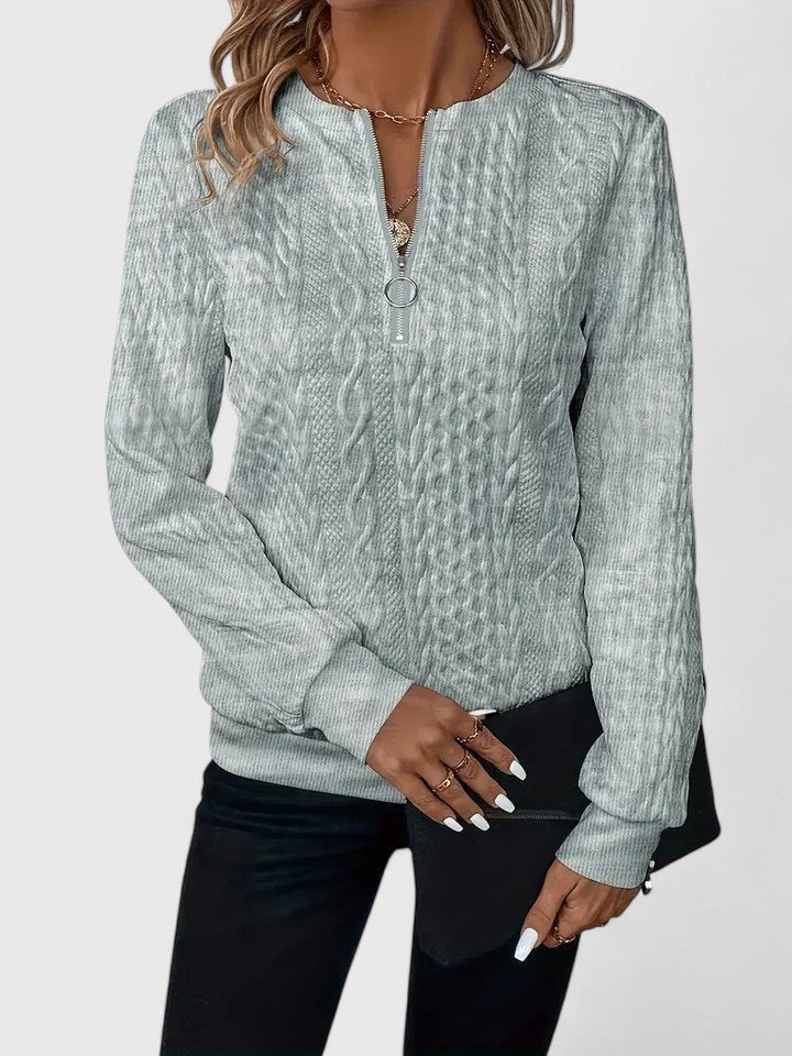 Women's Quarter-Zip Pullover Sweatshirt