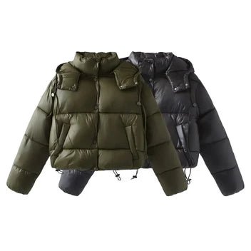 Women's Cropped Puffer Jacket