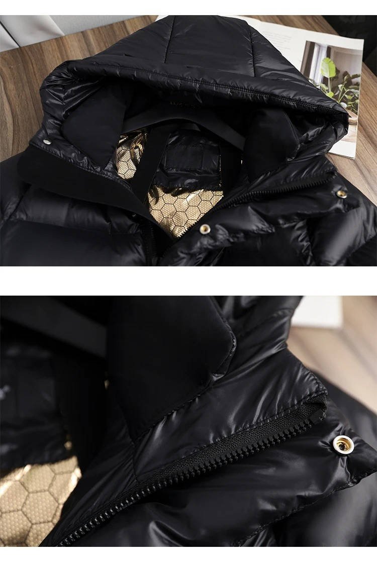 Women's Hooded Long Puffer Coat
