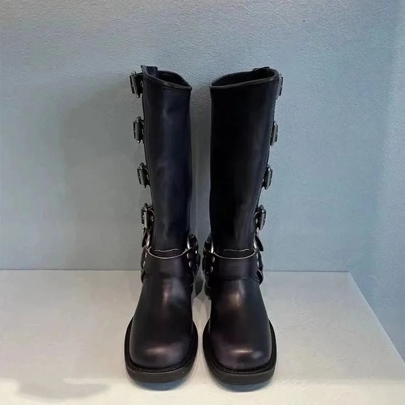 Women's Knee-High Boots - Black
