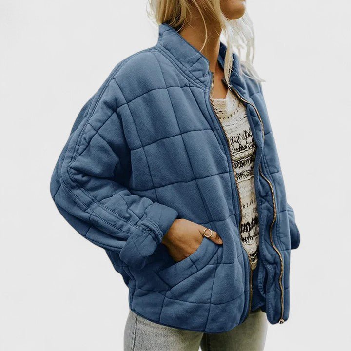Women's Oversized Puffer Jacket - Blue