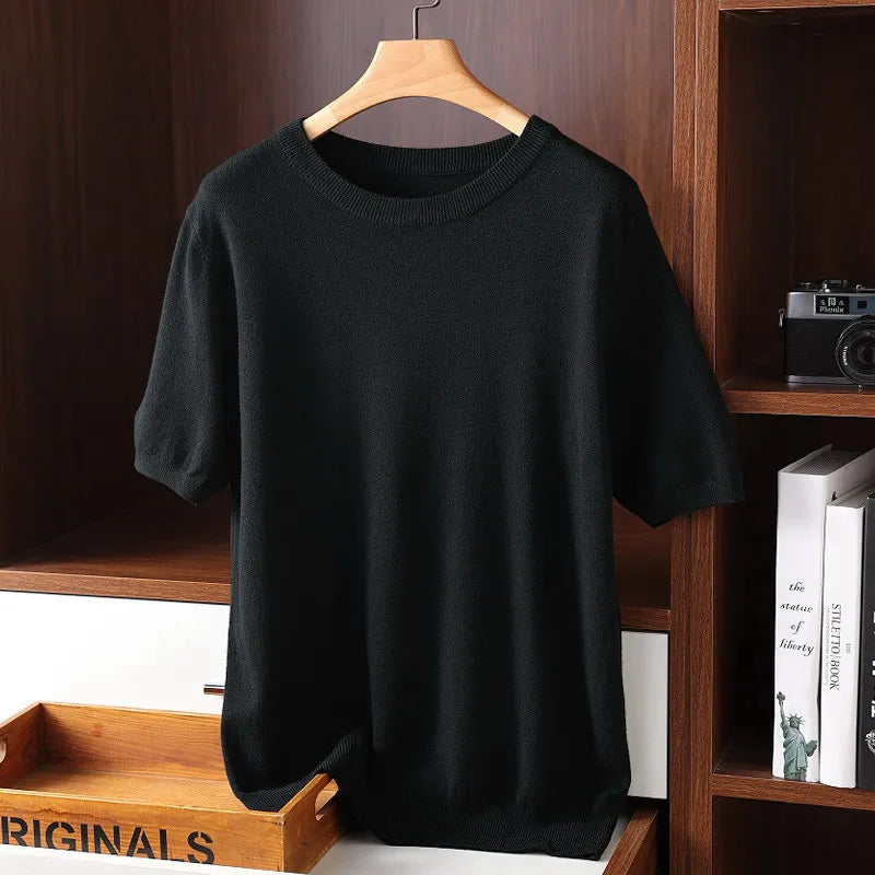 Cameron Men's Cotton Short Sleeve Sweater 2