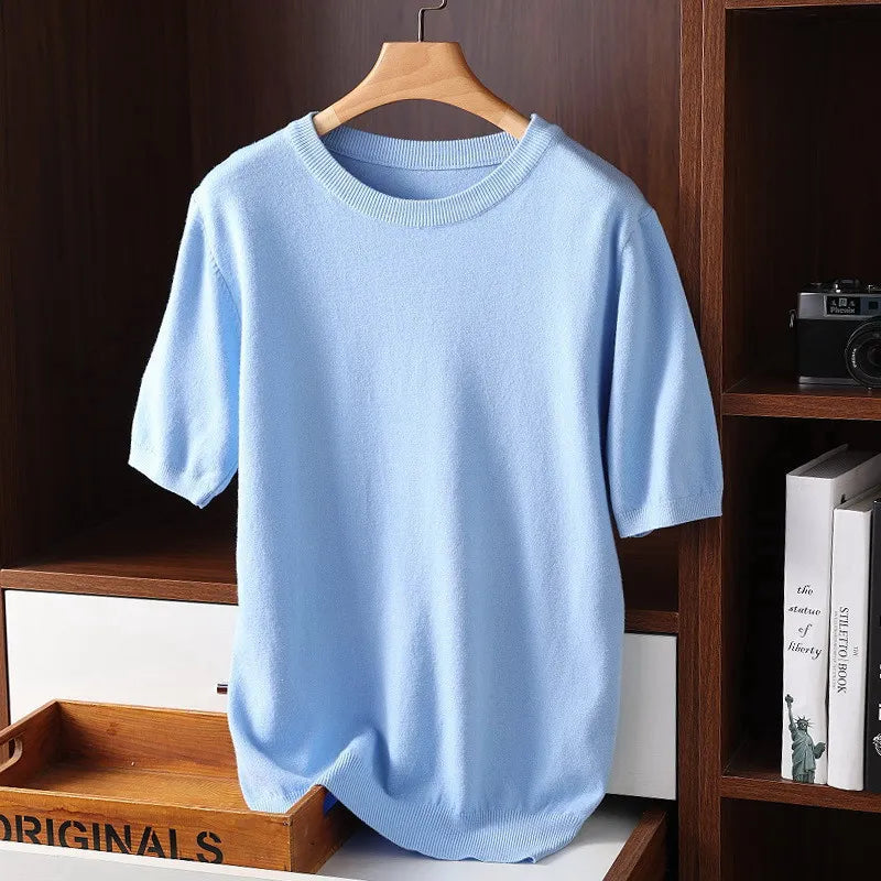 Cameron Men's Cotton Short Sleeve Sweater 3