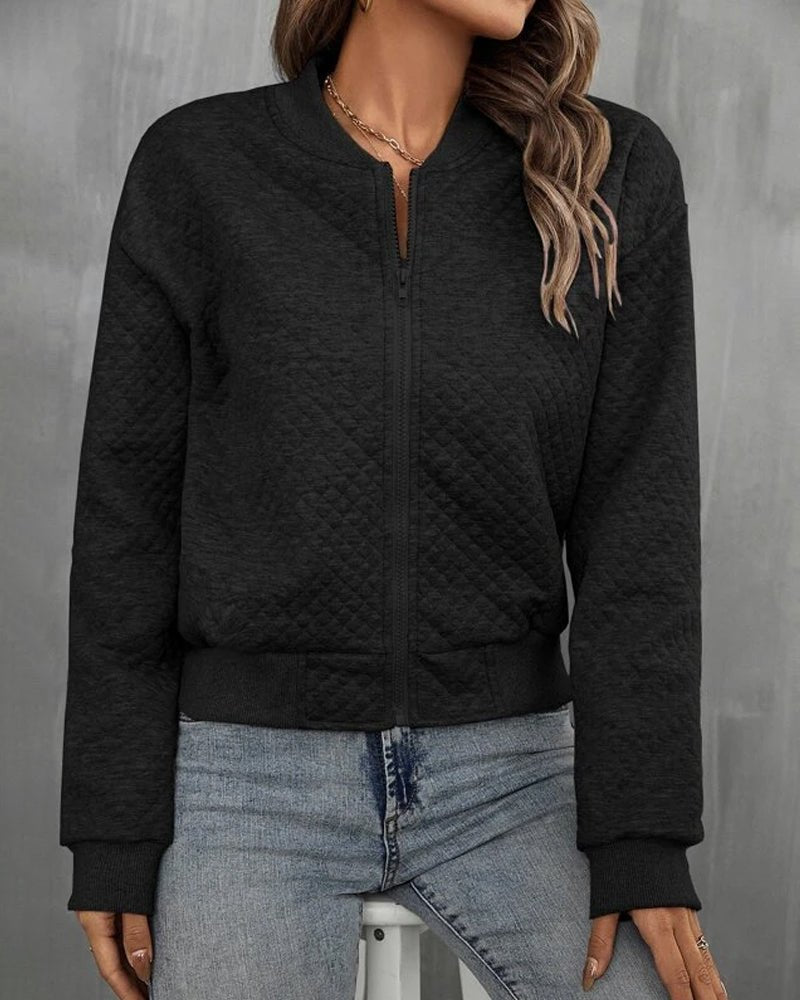 Women's Cropped Bomber Jacket