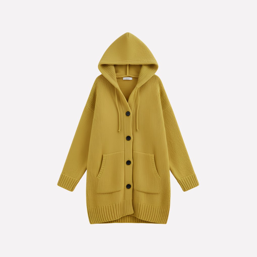 Women's Hooded Longline Cardigan