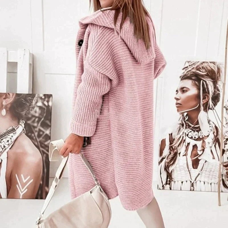Women's Oversized Hooded Cardigan