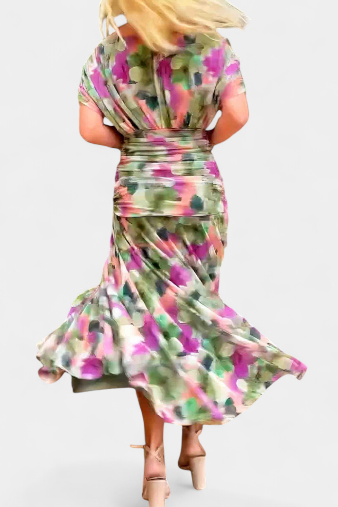 Caroline Women's Off Shoulder Midi Dress 10