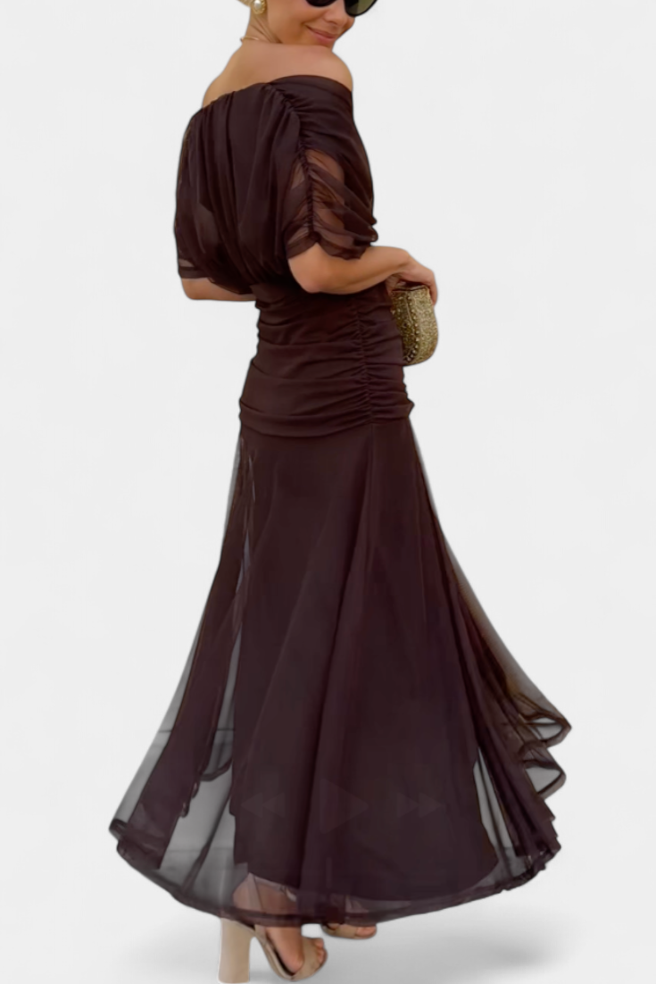 Caroline Women's Off Shoulder Midi Dress 3