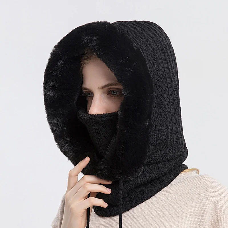 Cassandra Women's Knit Hooded Balaclava 2