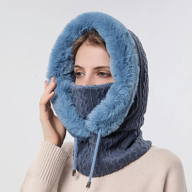 Cassandra Women's Knit Hooded Balaclava 6
