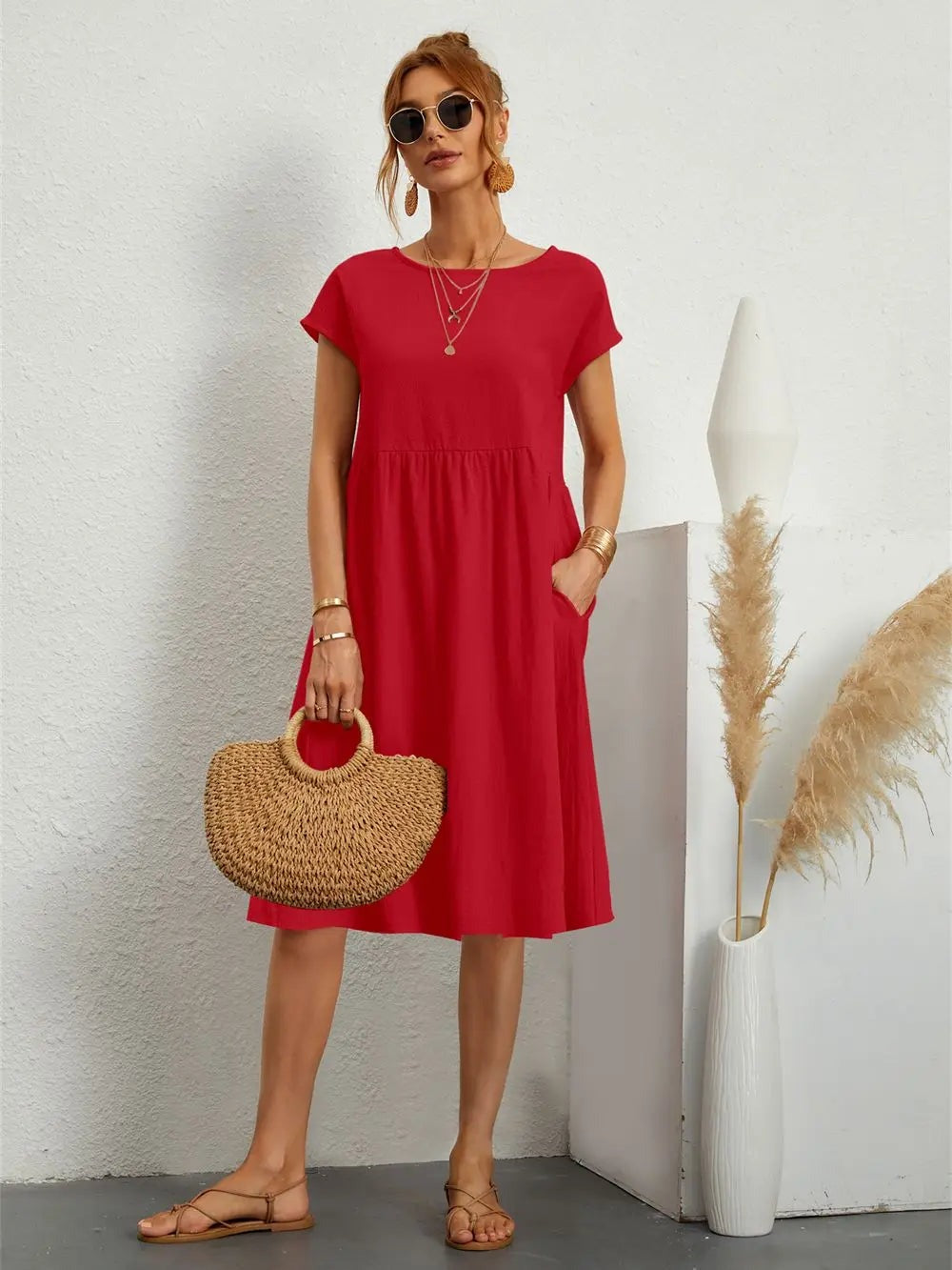 Casual Summer Midi Dress