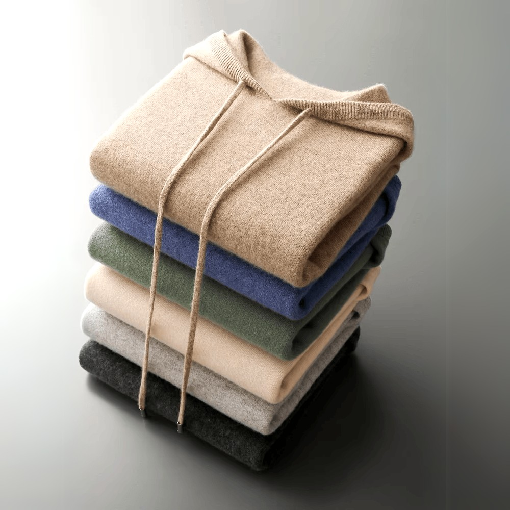 Chloe Unisex Wool Pullover Hoodie 1