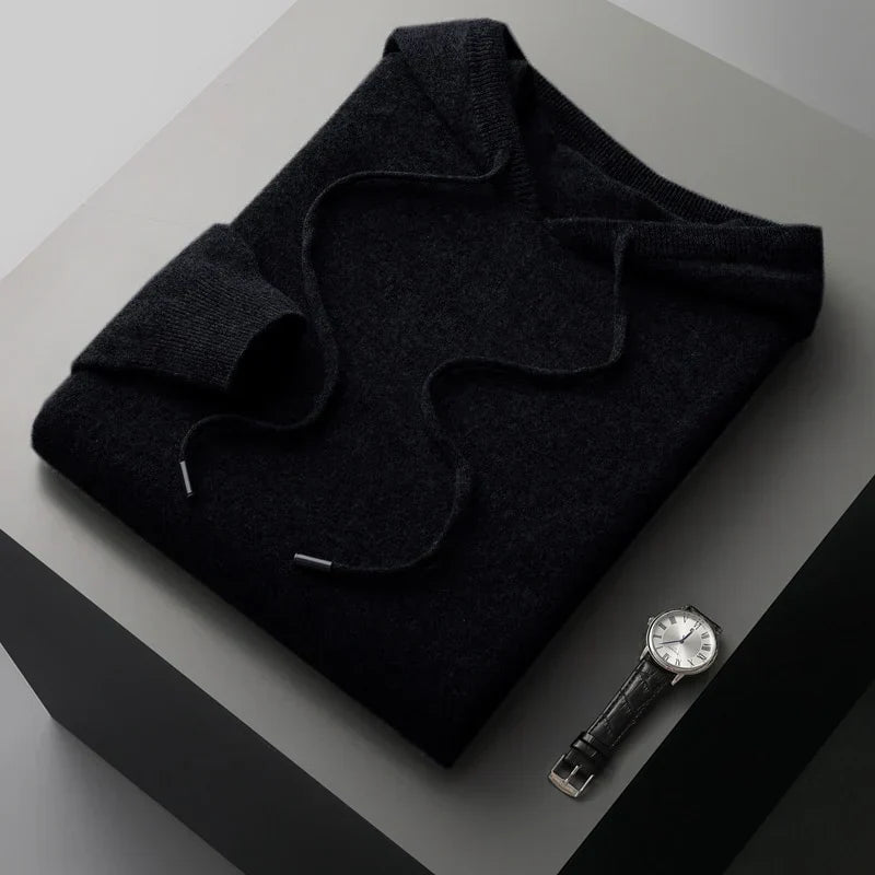 Chloe Unisex Wool Pullover Hoodie 12