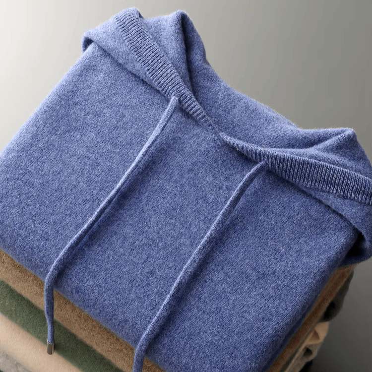Chloe Unisex Wool Pullover Hoodie 3