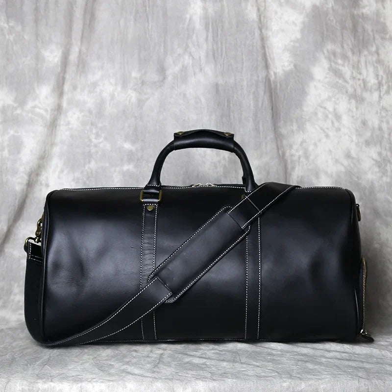 Christopher Men's Leather Duffel Bag 5