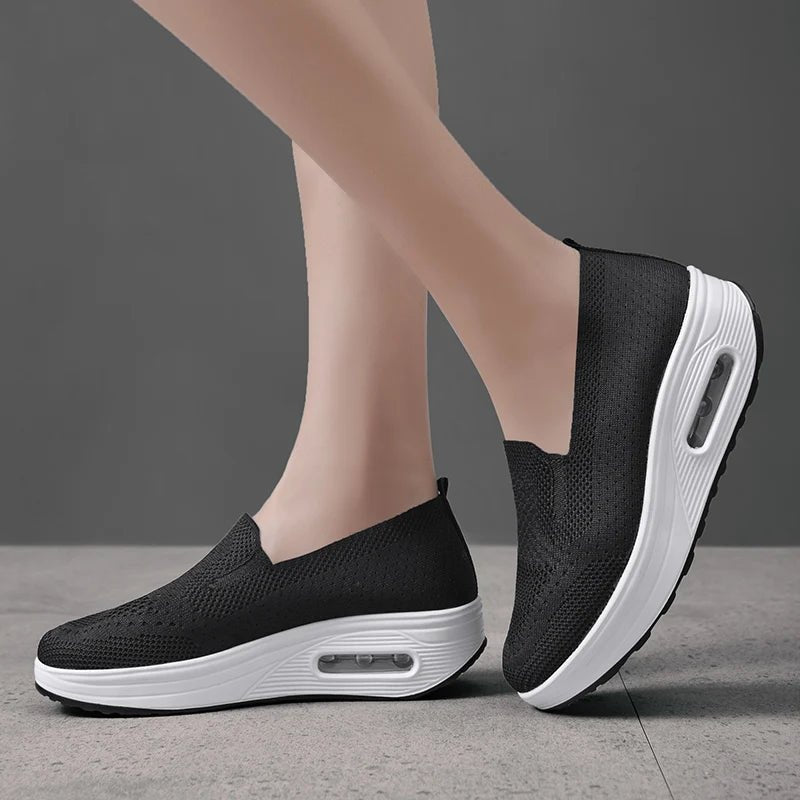 Women's Platform Knit Sneakers
