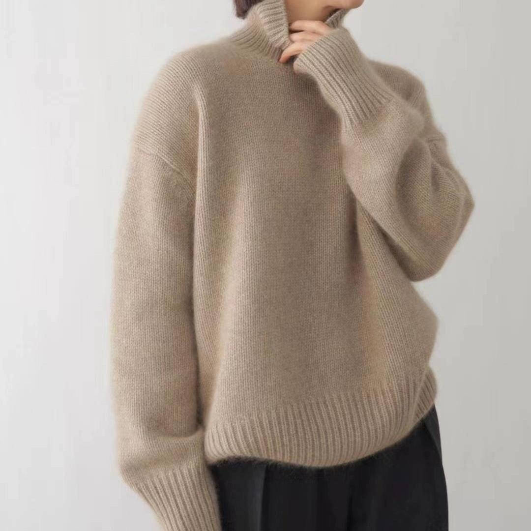 Claire Women's Wool Turtleneck Sweater 1