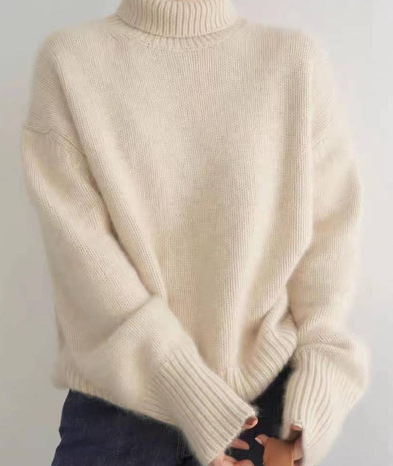 Claire Women's Wool Turtleneck Sweater 5