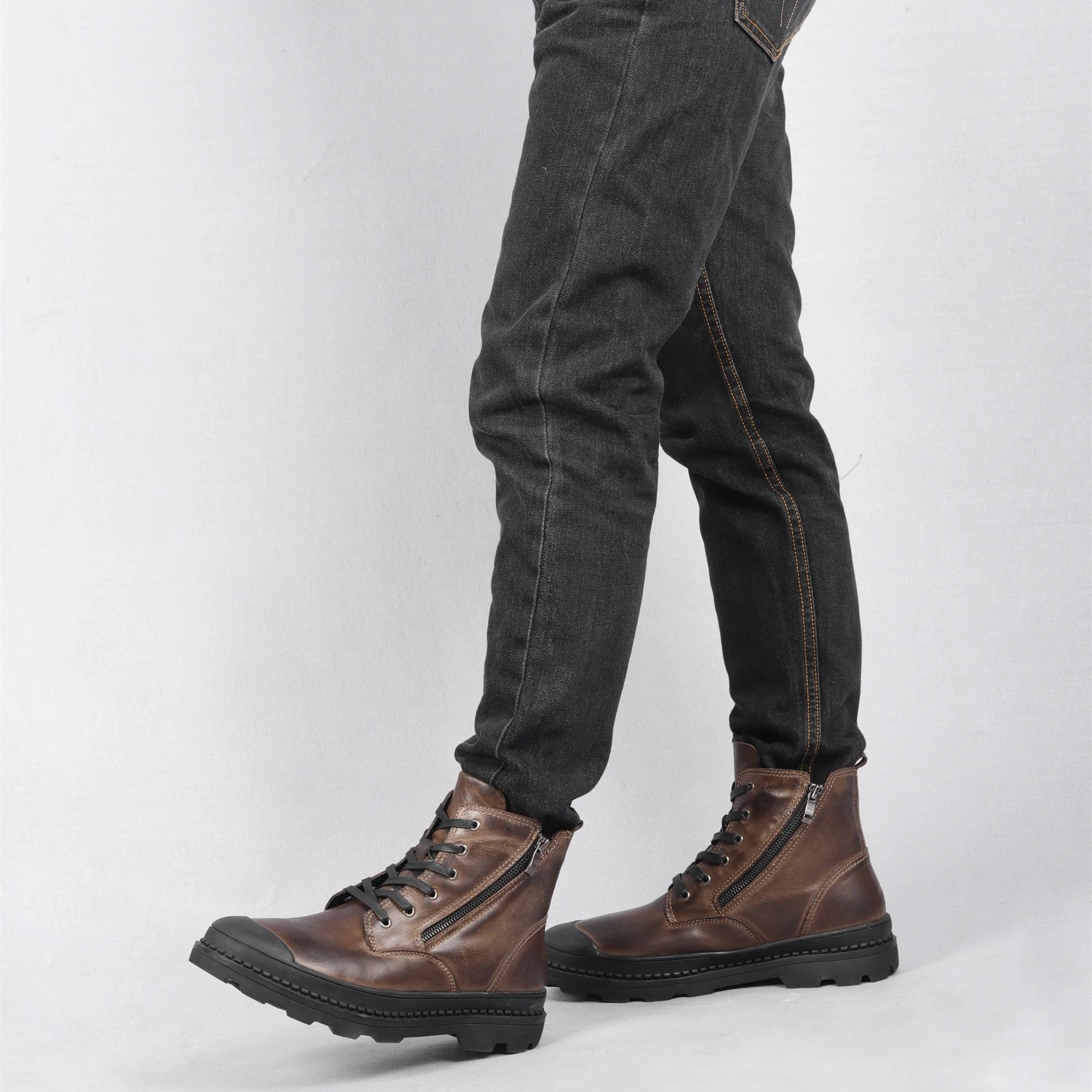 Colin Men's Leather Lace Up Ankle Boots 3