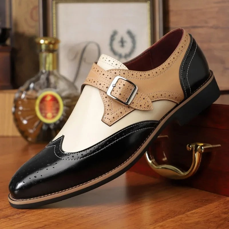Conrad Men's Leather Wingtip Oxford Shoes 2