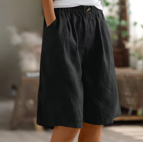 Constance Women's High Waist Wide Leg Shorts 10