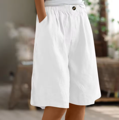 Constance Women's High Waist Wide Leg Shorts 11