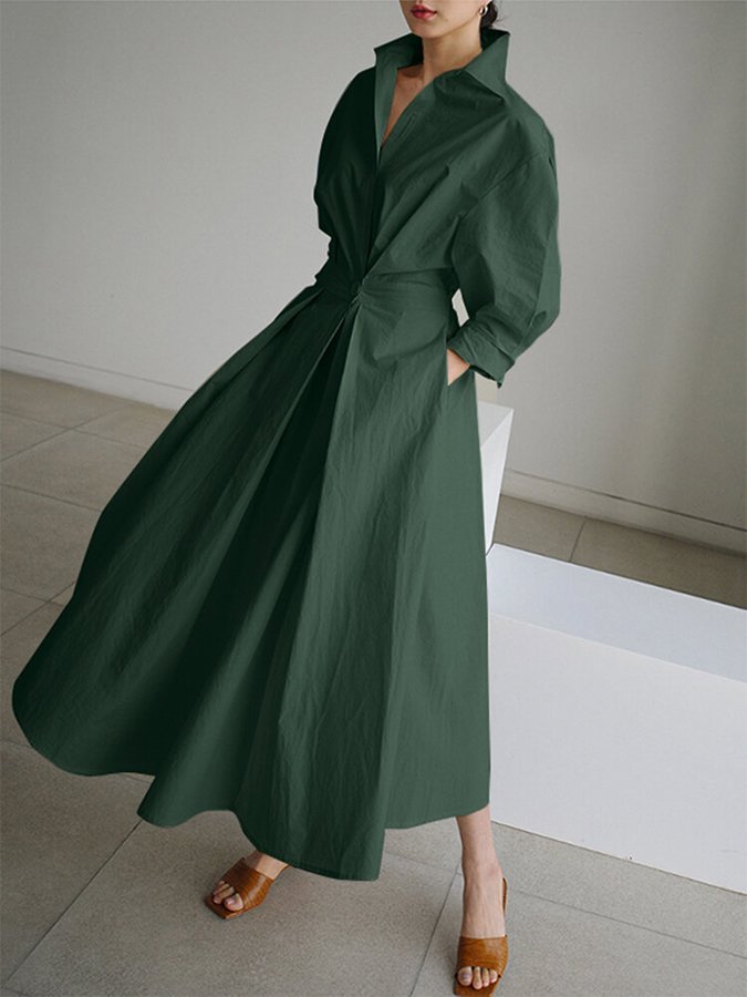 Cressida Women's Cotton Wrap Midi Dress 8