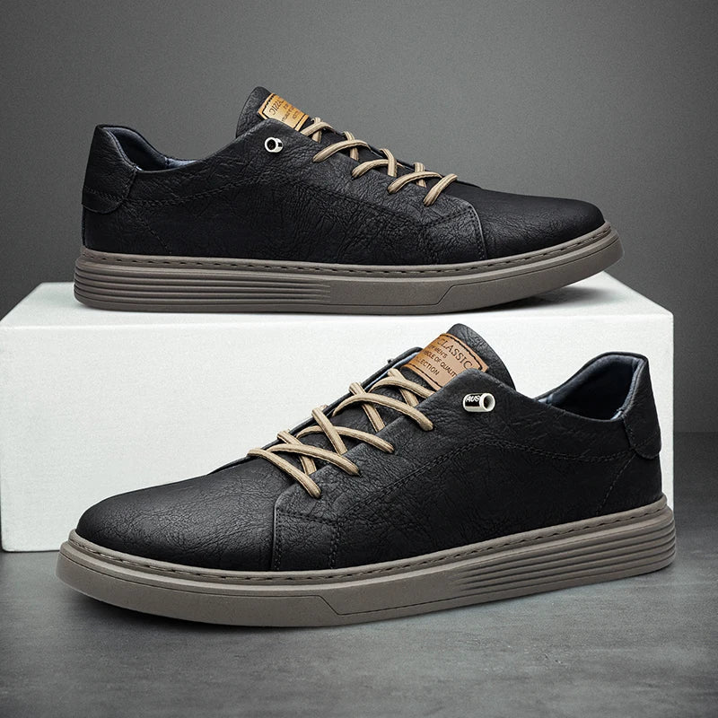 Curtis Men's Leather Lace Up Sneakers 2