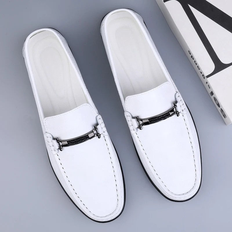Edmund Men's Leather Slip On Loafers 15