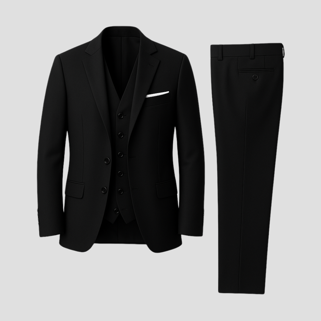Dale Men's Slim Fit Three Piece Suit 1