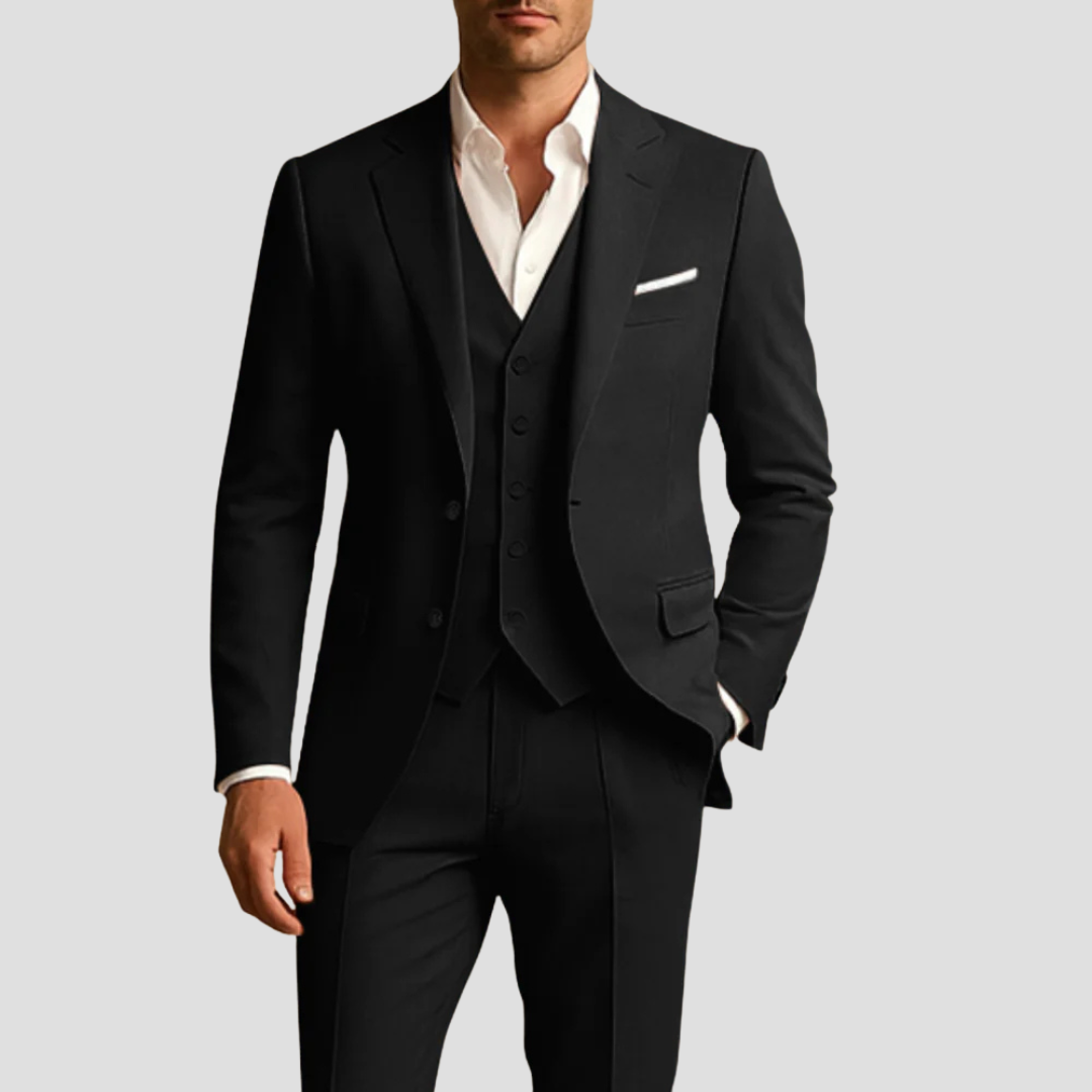 Dale Men's Slim Fit Three Piece Suit 2