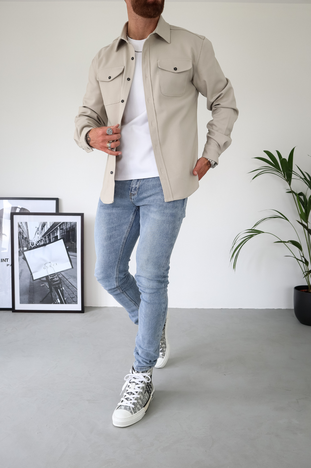 Derek Men's Cotton Shirt Jacket 6