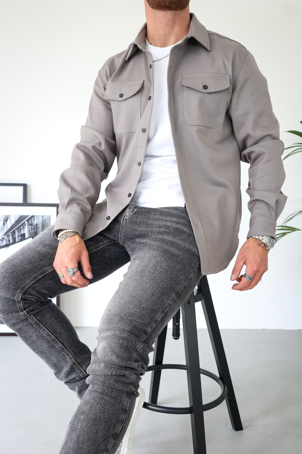 Derek Men's Cotton Shirt Jacket 9