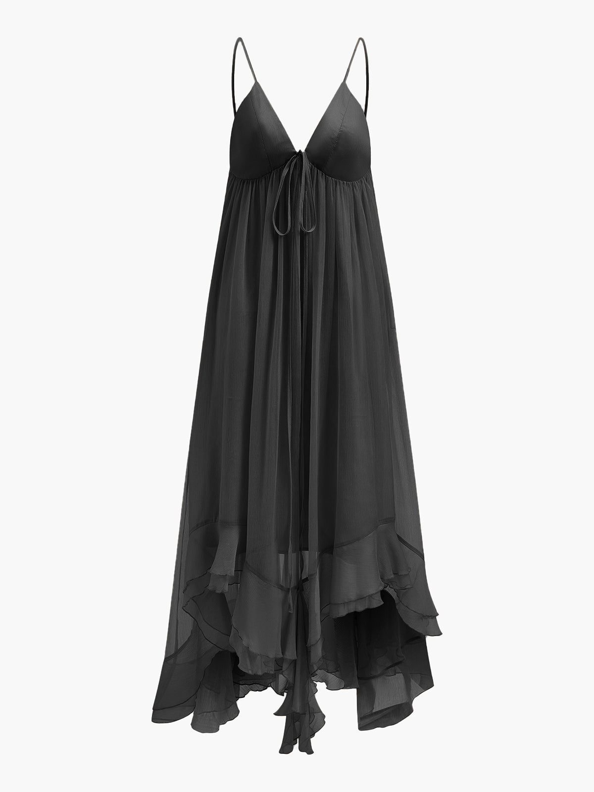 Diana Women's Chiffon Long Sleeve Maxi Dress 10