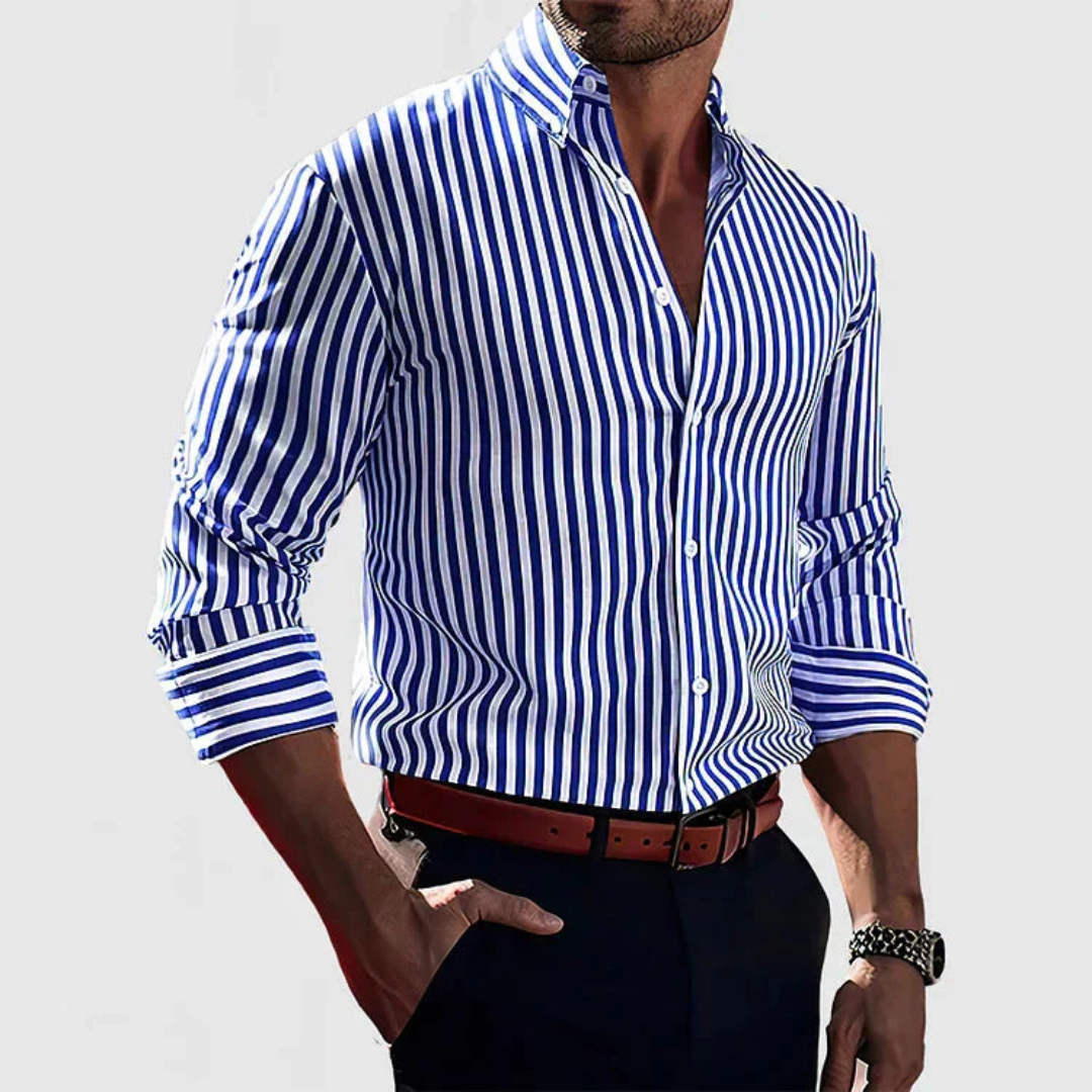 Dylan Men's Striped Cotton Shirt 3
