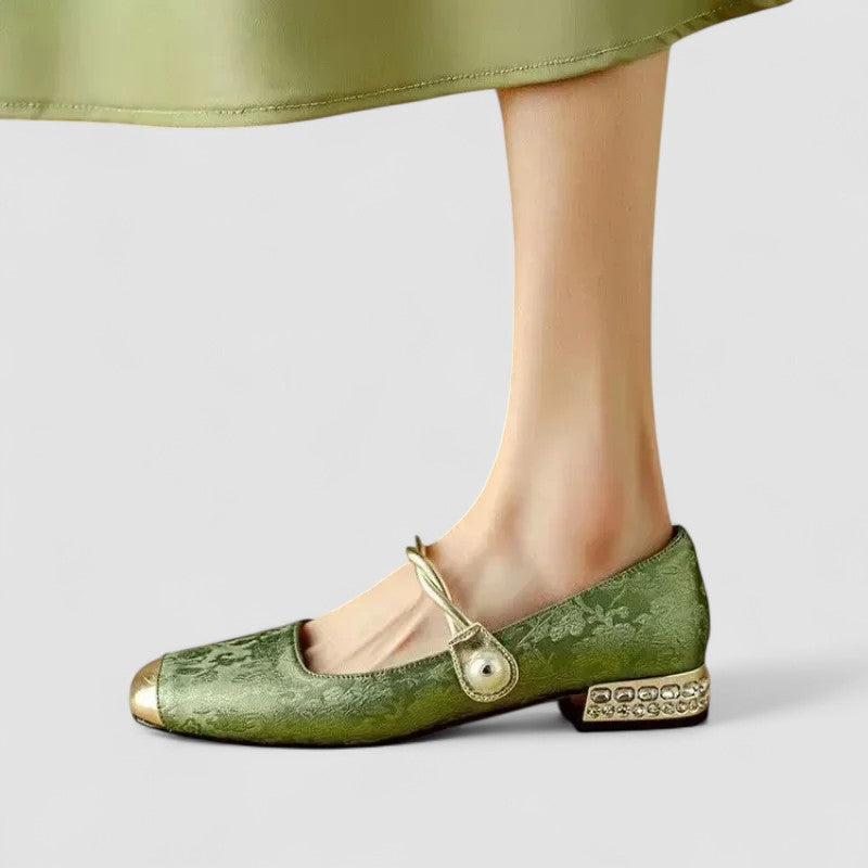 Eleanor Women's Leather Mary Jane Flats 2