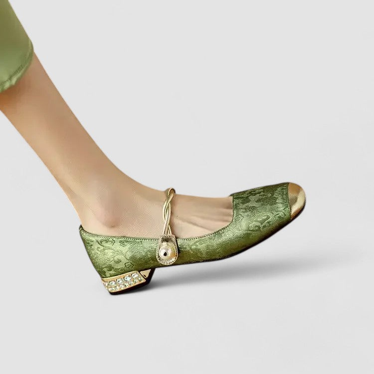 Eleanor Women's Leather Mary Jane Flats 4