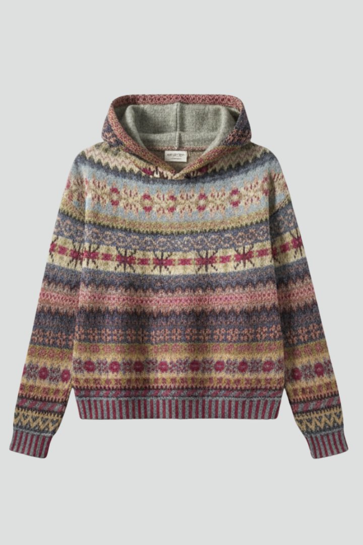 Women's Fair Isle Oversized Hoodie