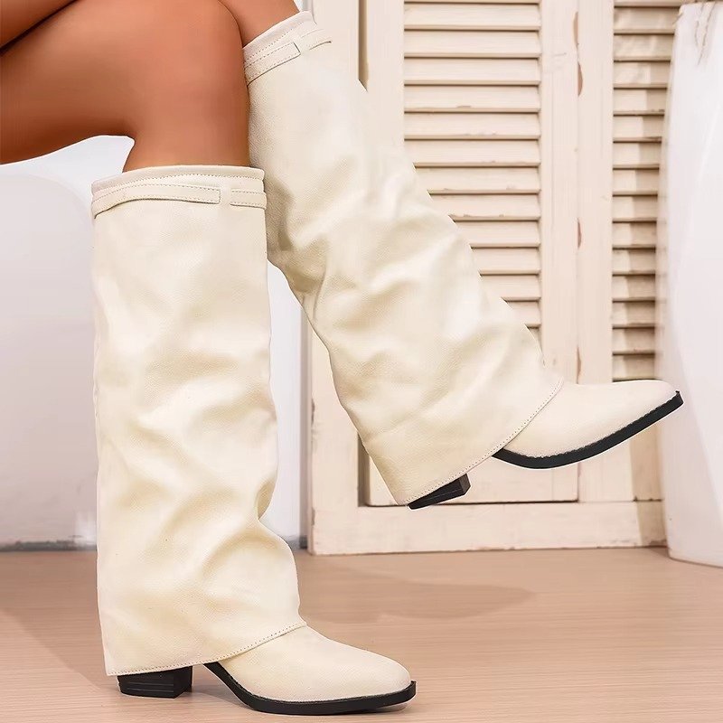 Women's Suede Knee-High Boots