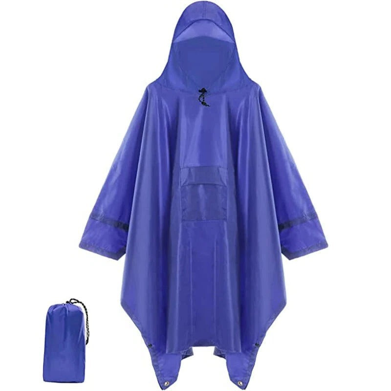 Elena Unisex Waterproof Hooded Rain Poncho 4